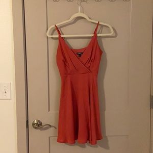 Metallicky pink mini dress, size XXS